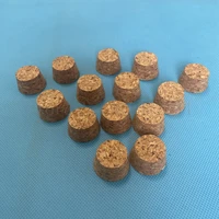 10pcs top dia 32mm to 83mm wood cork lab test tube plug essential oil pudding small glass bottle stopper lid