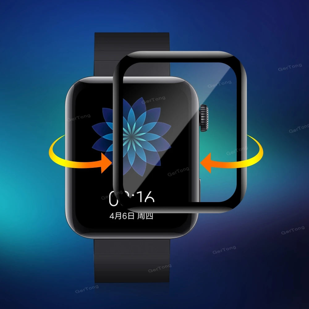 Защитная пленка для Xiaomi Mi Smart Watch 2019 Гидрогелевая новое изогнутое защитное