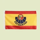 Флаг Испании с экраном Баскской полиции Vasco 150X90CM3x5FT 100D Полиэстеровые латунные прокладки
