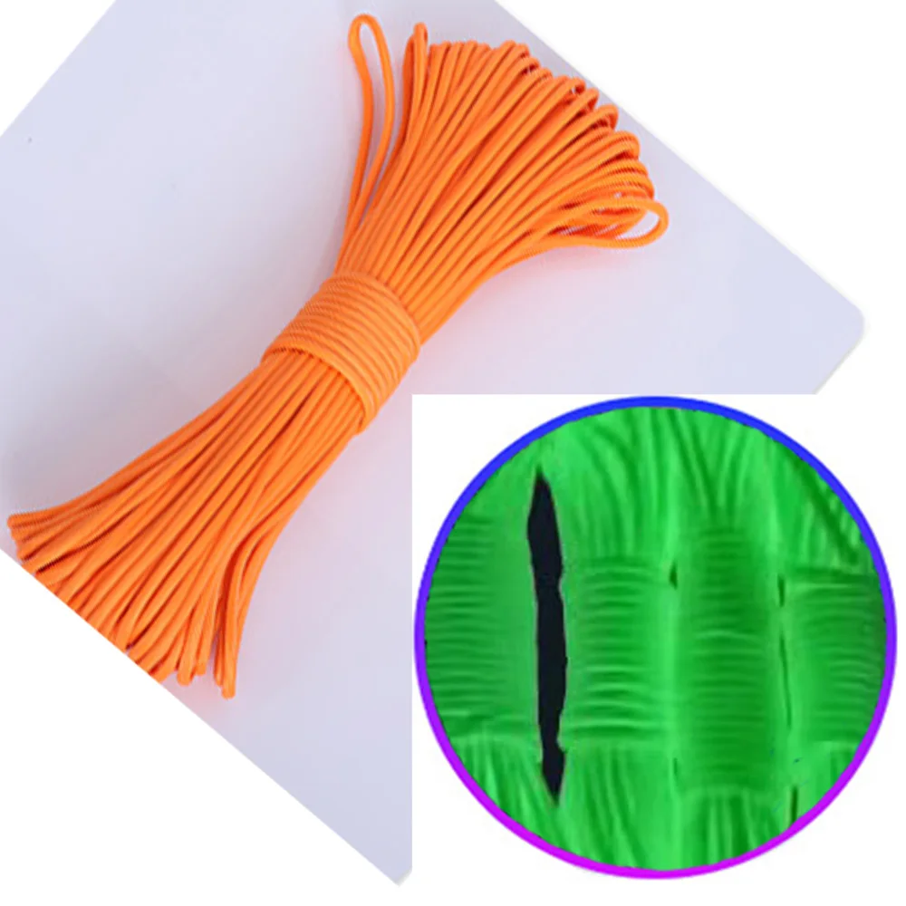 

Dia 4MM 9 Cores Luminous reflection paracord 20M 50M for Survival Parachute Tent Rope Climbing Camping Rope Hiking