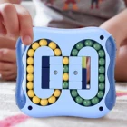 Вращающаяся Волшебная фасоль кубик фиджет-игрушки для пальцев детская головоломка с вращающимися бусинами для детей развивающая интеллектуальная игра