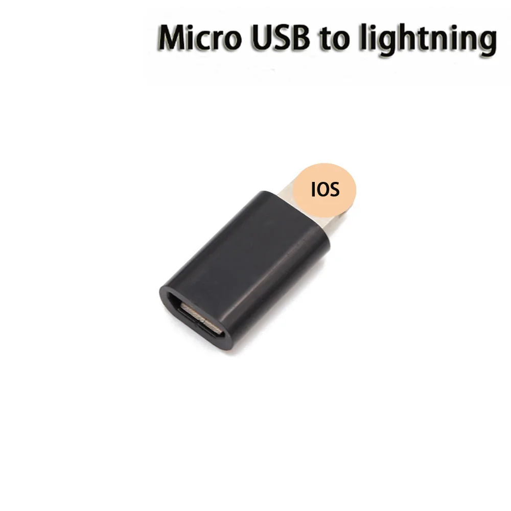 8-контактный конвертер к Micro USB адаптер для Android iPhone 5/5S 6/6s Plus iPad 4 Air 2 Зарядное устройство Кабельный разъем для iOS 8pin Порты и разъёмы