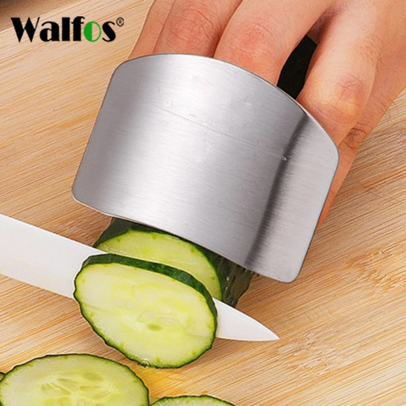 

Finger Guard Protect Finger Chop Safe Slice Stainless Steel Kitchen Hand Protector Knife Slice Cutting Finger Protection Tools