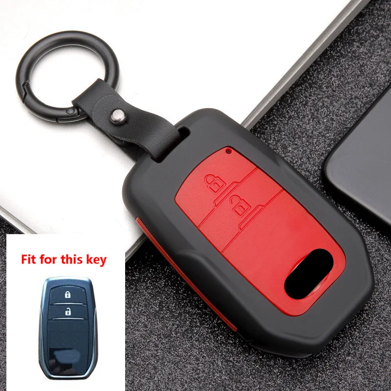 Силиконовый чехол для ключей из углеродного волокна Toyota ключа от автомобиля CHR