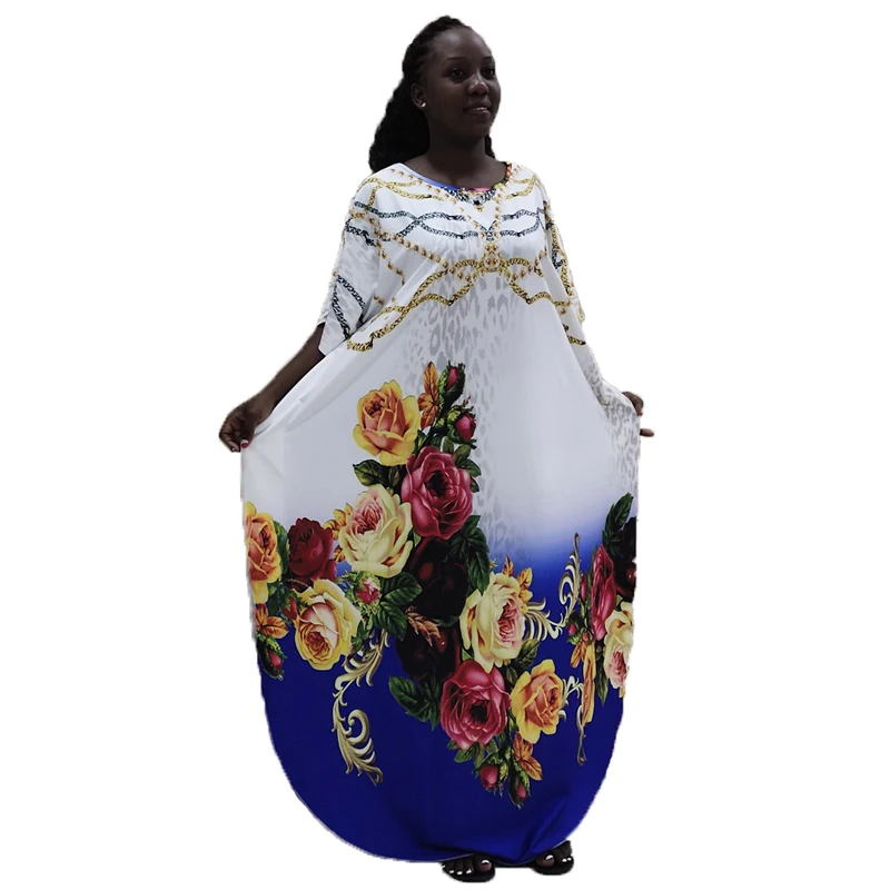 Мусульманские женские роскошные мусульманская одежда для Дубай с розами халат