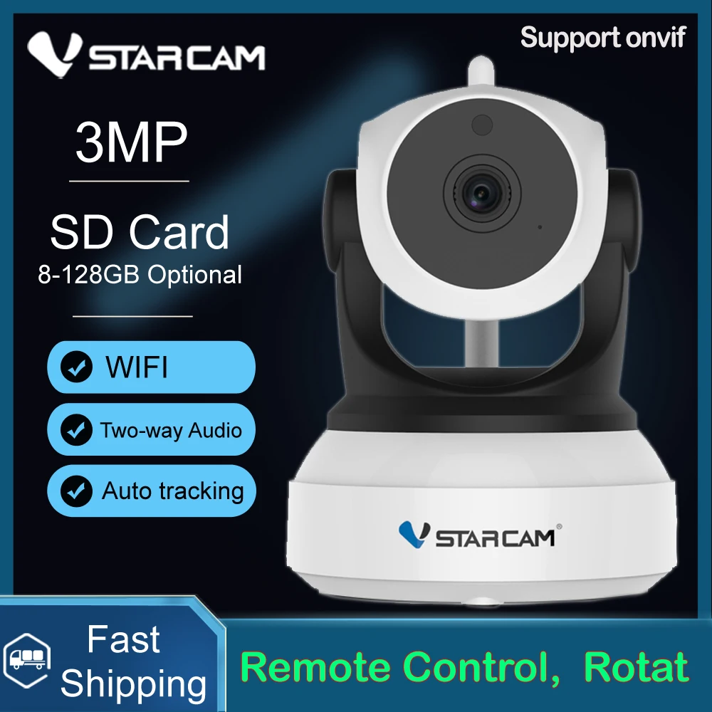 Vstarcam 3MP 2MP IP Камера Видеоняни и радионяни Wi-Fi 2 Way аудио Смарт Удаленный просмотр