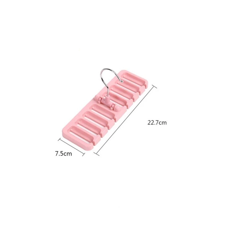 

Plastic Rack Hanger for Belt Tie Scarf Wardrobe Closet Space Save Organizer Bedroom Rotatable Cloth Racks Home Organizer Supplie
