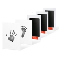 3 packs baby care non toxic baby handprint imprint kit baby souvenirs casting newborn footprint ink pad infant clay toy gifts