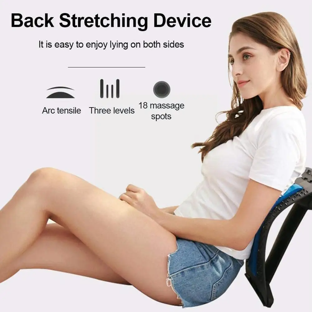 

Back Massager Stretch Massage Equipment Magnetic Therapy Cervical Relief Relaxation Spine Massager Support Lumbar Pain Fitn R5Y8