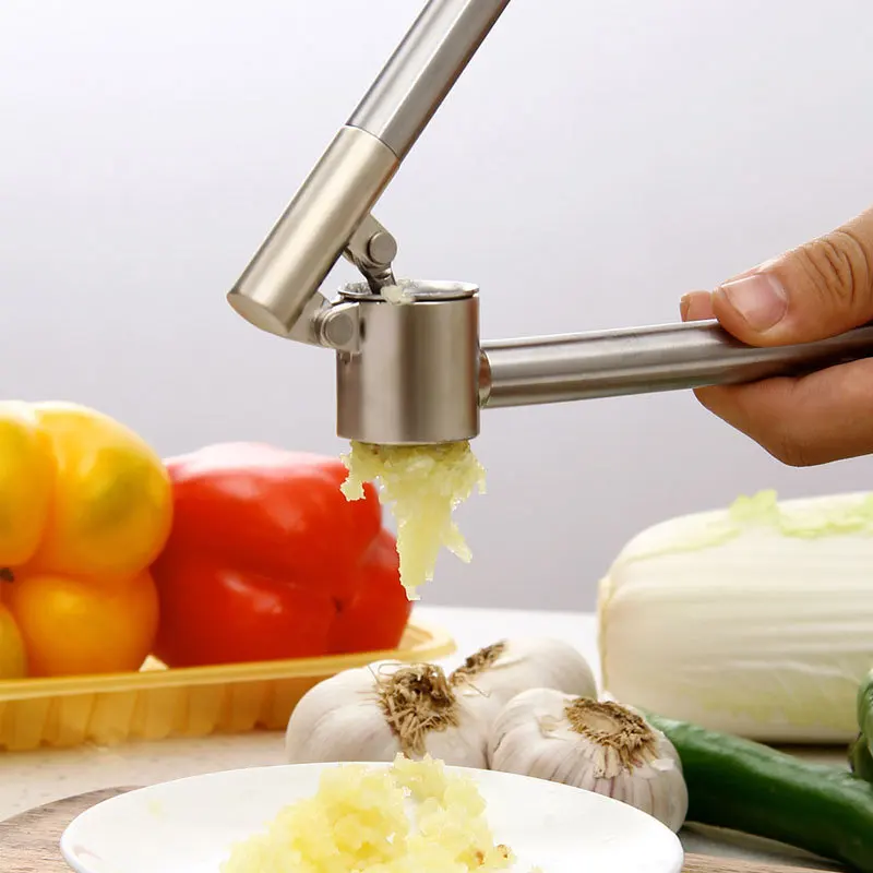 

Wonderlife Stanless Steel Hand Squeeze Juicer Garlic Presses Crusher Ginger Squeezer Slicer Masher Kitchen Gadgets