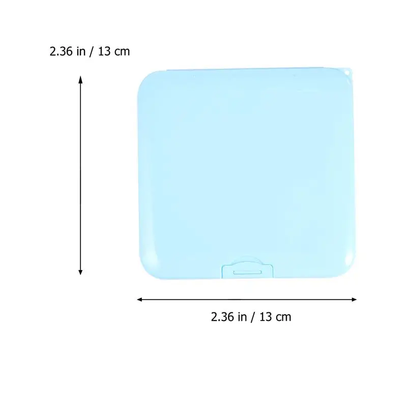 

4pcs Portable Mask Case Dustproof Mask Container Mask Storage Box Dustproof Plastic Mask Organizer (Without Logo)