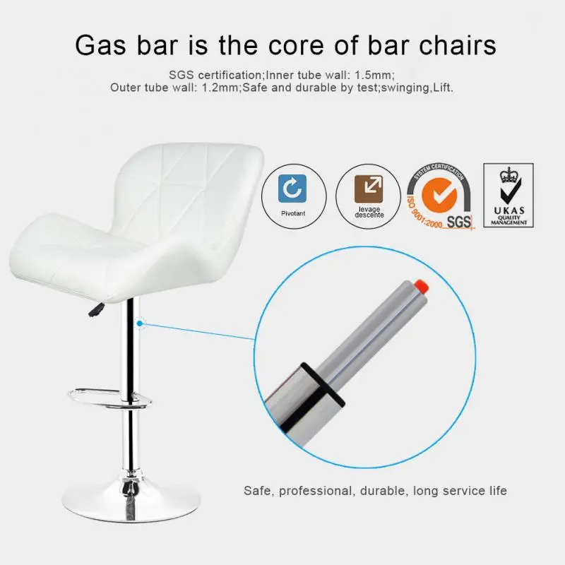 

2PCS Stretch Bar Stool Low Back Bar Chair Cover Elastic Seat Case Dining Chair Cover Bar Chair Seat Cover Office Seat Case HWC