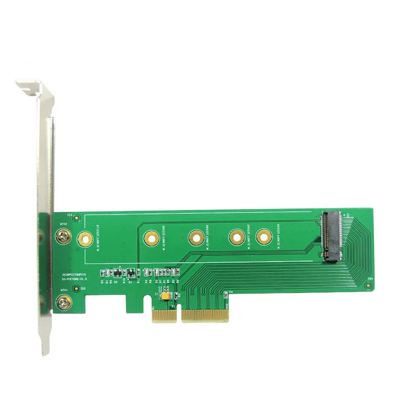 

Add on Card PCIE TO M2 Adapter M.2 NGFF M key NVMe to PCI-e 3.0 x4 Adapter PCI Express Adapter for 22110 2280 2260 2242 2230 SSD