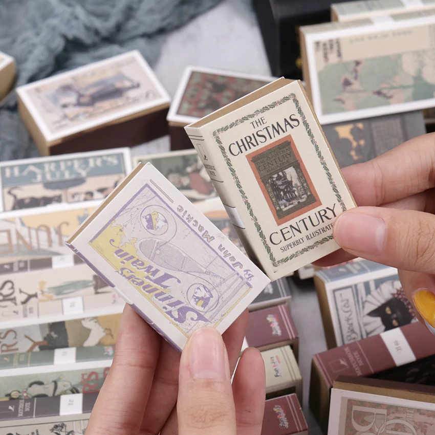 122 листов Matchbox ретро мини креативная бумага для заметок портативная книга форма блокнот для заметок офисные школьные канцелярские принадлежности