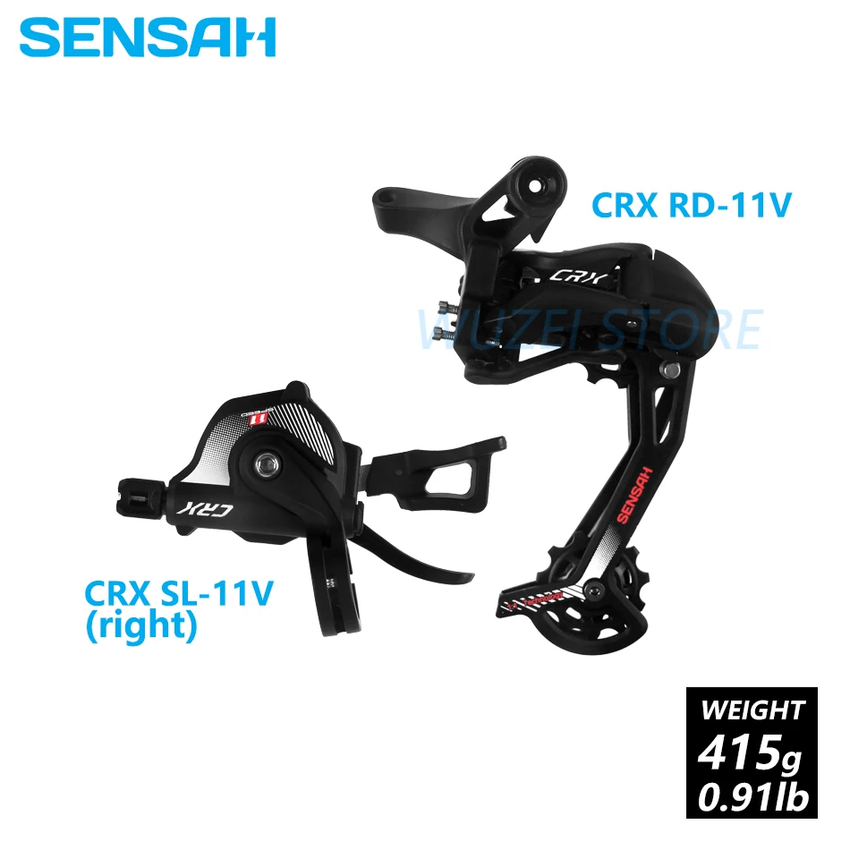 CRX11 a set SENSAH велосипед задний переключатель RX10 CRX XRX 10/11/12-скорость триггерный переключатель передач 7/8S M310 M360 MTB переключения передач для M6000 M8000 M9100 - Цвет: CRX11 a set
