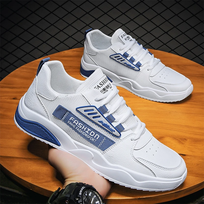 

Summer Men Casual Shoes Pattern White Sneakers Comfort Chunky Sneakers Men's Shoes Trainers Trend Flats Board Shoe