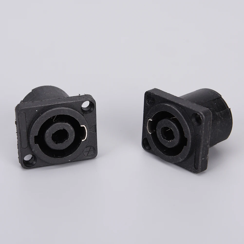 

10pcs For PA Amplifier Cable 4 Pin Speakon Female Jack Connector Audio Loudspeaker Amplifier Converter