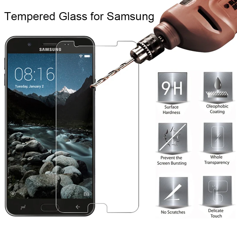 Защитное стекло для телефона Samsung J730 J7 2017 Pro Nxt защитная пленка закаленное Galaxy 2018