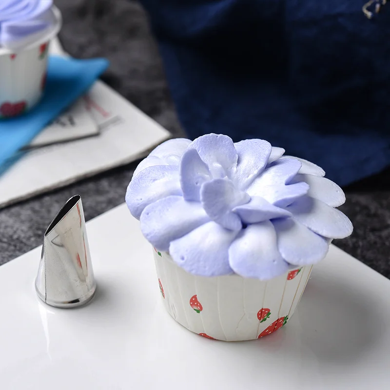 1pc Bakerdream украшение торта фонданта кекс глазурь кондитерский инструмент трубопровод Насадки Советы мульти-открытие украшение наконечник для травы волос мех - Цвет: 1pc