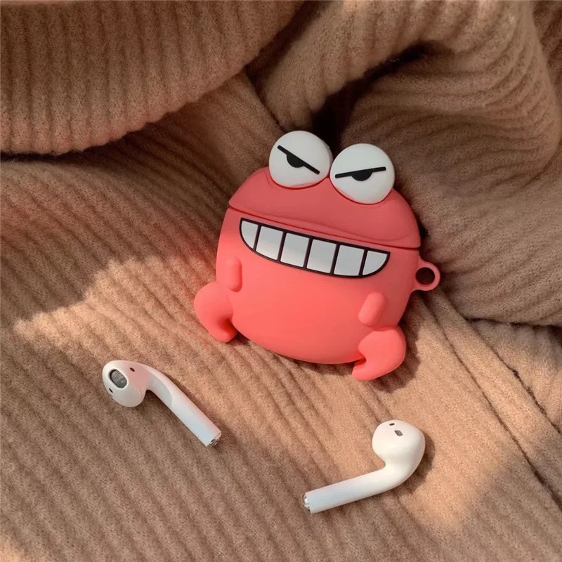 

Silicone Case for Apple Airpods 12 Protective Bluetooth Wireless Cover Cartoon Crocodile Air Pods Case Charging Box Accessories