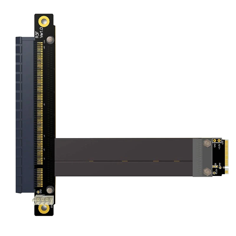 

Удлинительный кабель R43SR M.2 NGFF NVMe Key M к PCIE X16 переходник для видеокарты 16X PCI-E для M.2 2230 2242 2260 2280
