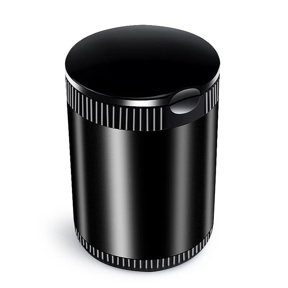 

Car Ashtray Multifunction Portable Ashtray with LED Light Washable Cigarette Holder with Lid for Auto Home Office Funny Ashtray