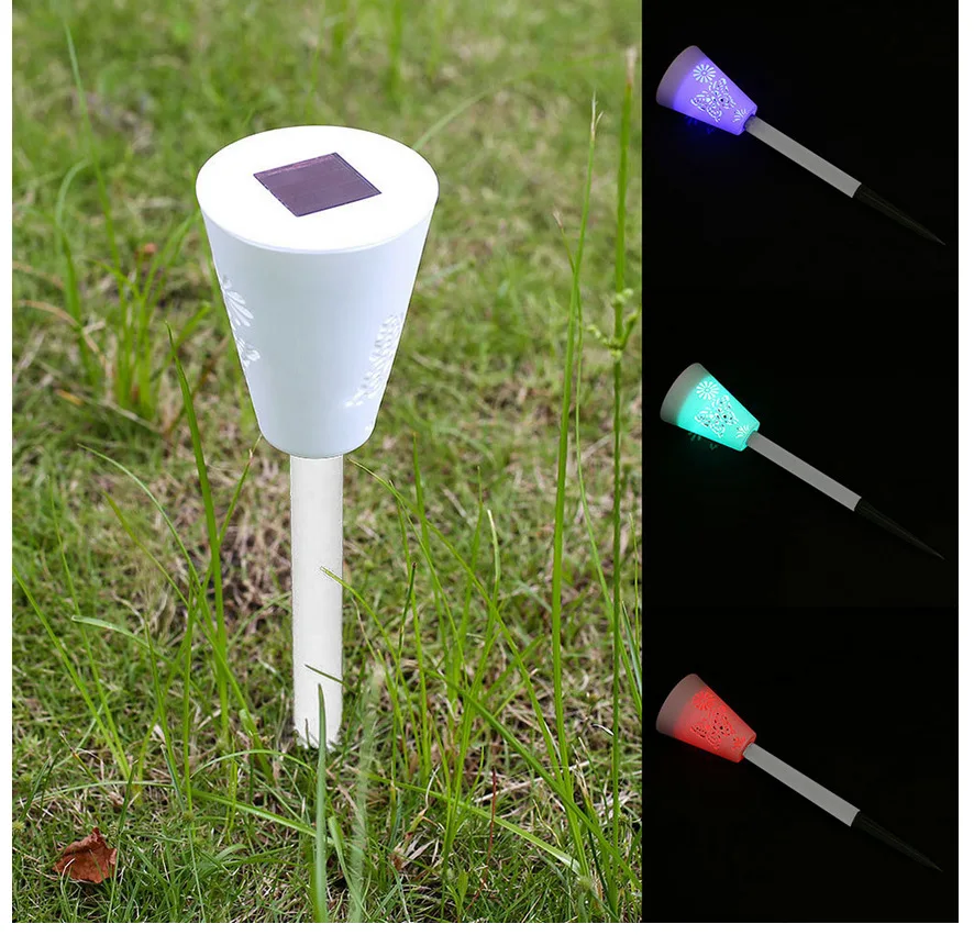 

Solar Light Outdoors LED Hollow Butterfly Inserting Ground Lamp Garden Courtyard Lawn Path Mapping Butterfly solar garden light