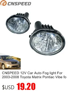 CNSPEED туман светильник фар дальнего света Противотуманные фары для HONDA CIVIC 1996-1998 2/3/4 DR с переключатель белого и желтого цвета YC100477