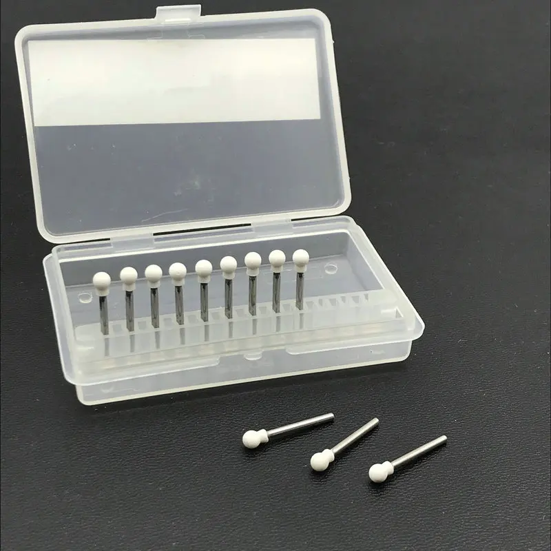 12 шт. стоматологические белые полоски камень фарфор смолы шлифовка наконечникка