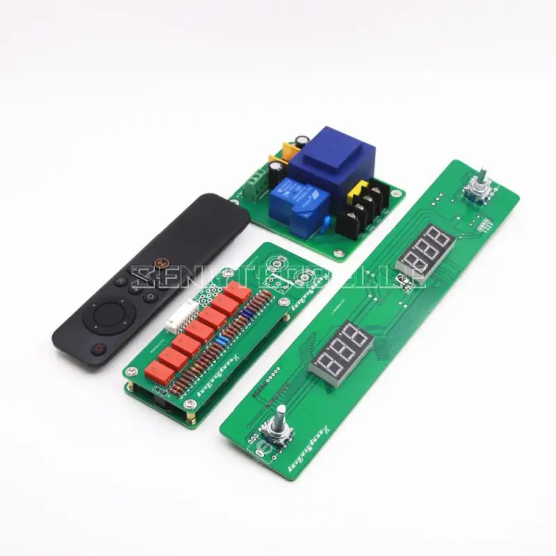 Assembled Hi-end 128 step Remote volume control board Relay pure resistor shunt hifi preamp | Электроника