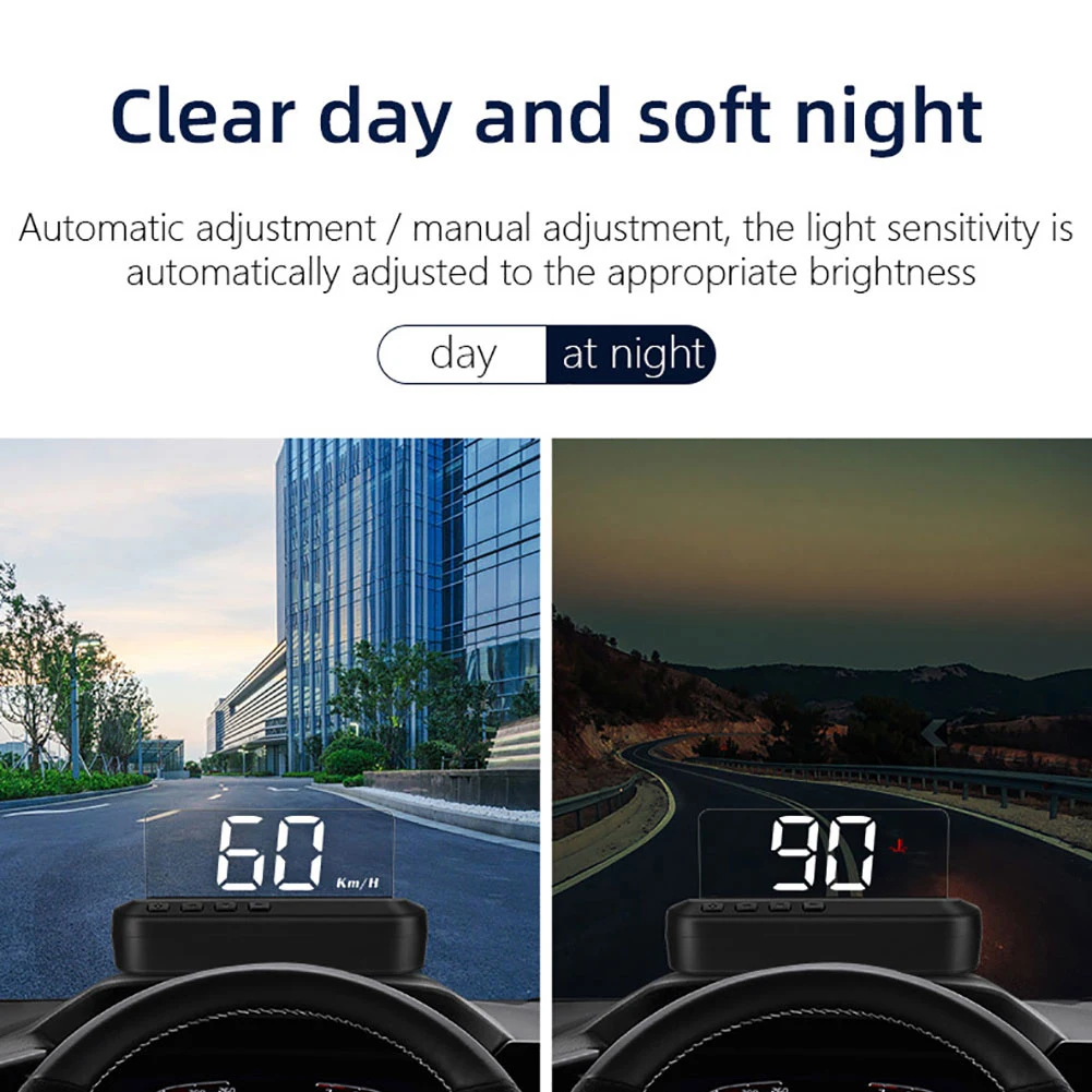 Универсальный Автомобильный дисплей HUD Hud для стайлинга OBD скорость миль/ч