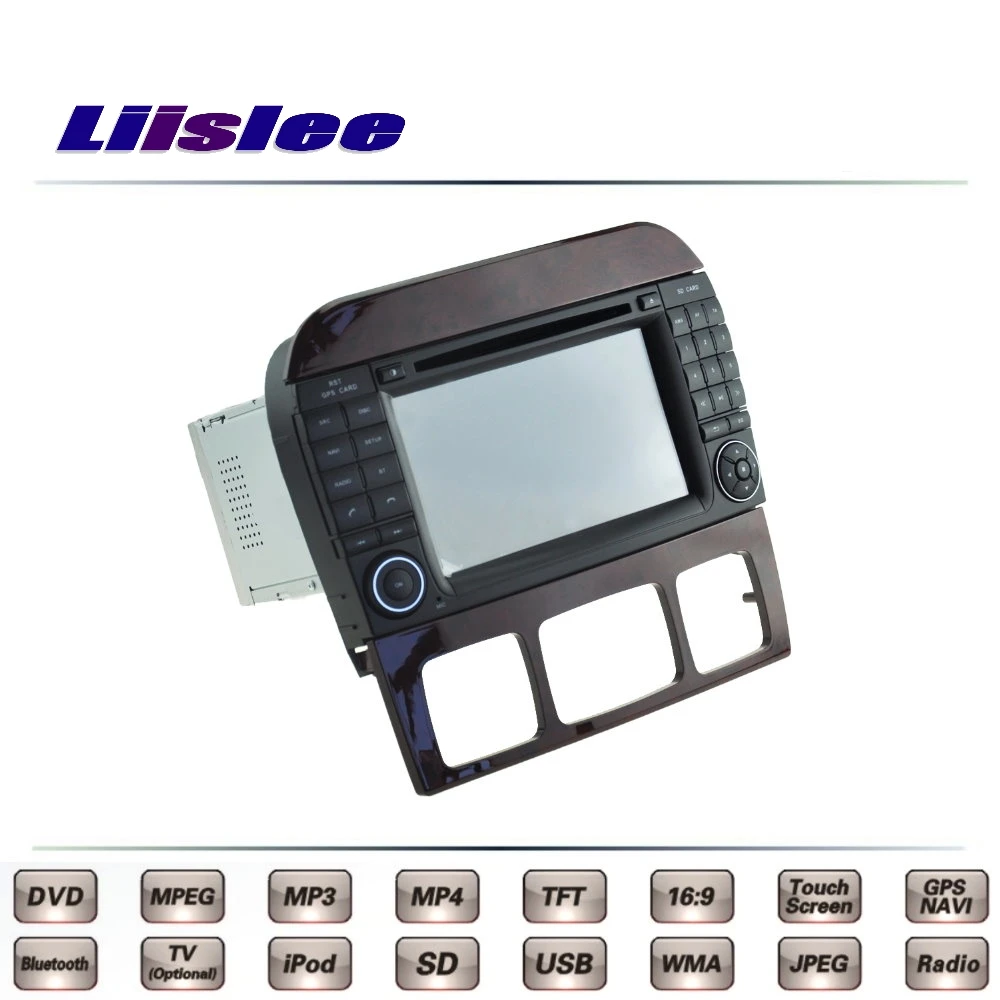 Для Mercedes Benz S W220 1998-2006 Автомобильный мультимедийный телевизор DVD GPS оригинальный
