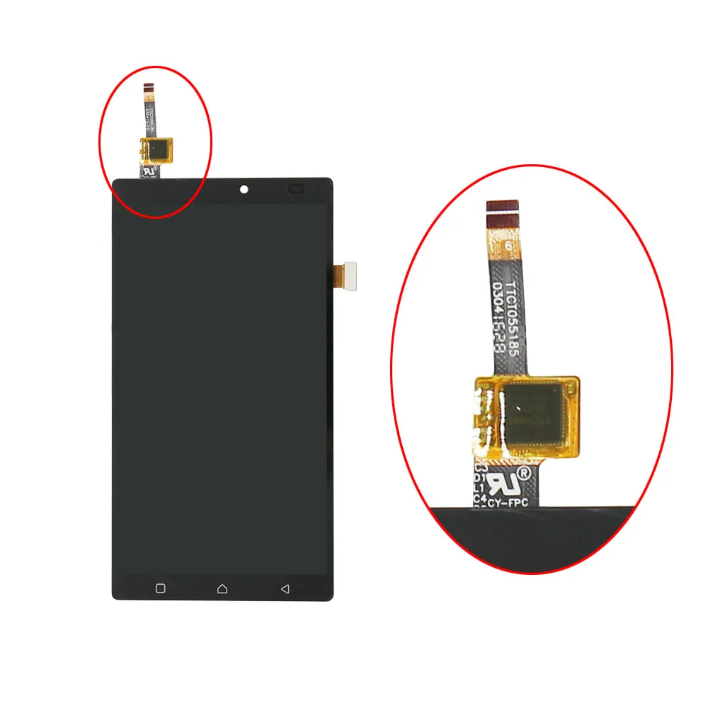 Для lenovo a7010a48 LCD K4 NOTE ЖК дисплей с рамкой сенсорный экран панель дигитайзер сборка
