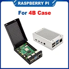 Корпус для Raspberry pi 4B, алюминиевый сплав, охлаждающая сетка