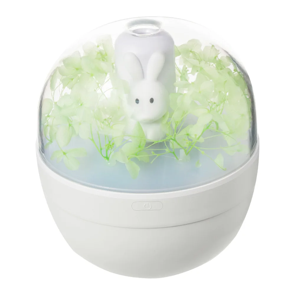 Фото Беспроводной увлажнитель воздуха Sweet Rabbit, ультразвуковой увлажнитель воздуха с USB, Аромалампа для ароматерапии романтичного цвета для дома №2