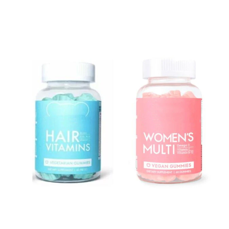 

Sugar Vitamin for Hair Women's Multi Vegan Vitamin C Biotin Supplement Vegetarian Gummies For Men 60 Pieces Brand New