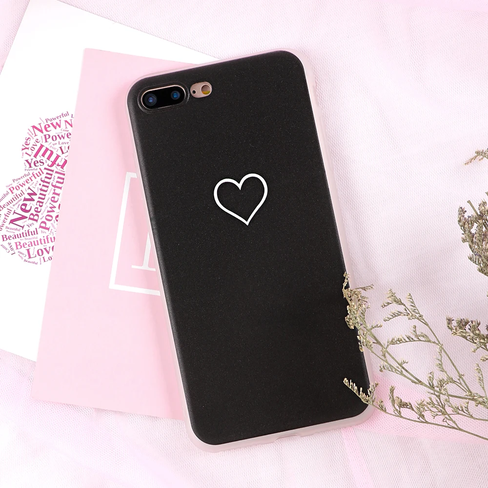 kxinhei В форме сердца Матовый ТПУ чехол для Xiaomi mi 9 SE 8 A1 A2 Lite Pocophone F1 CC9 CC9e для Red mi 5 Plus 6A S2 7 7A Note 3 4X5 6 7 Pro крышка - Цвет: kxinhei