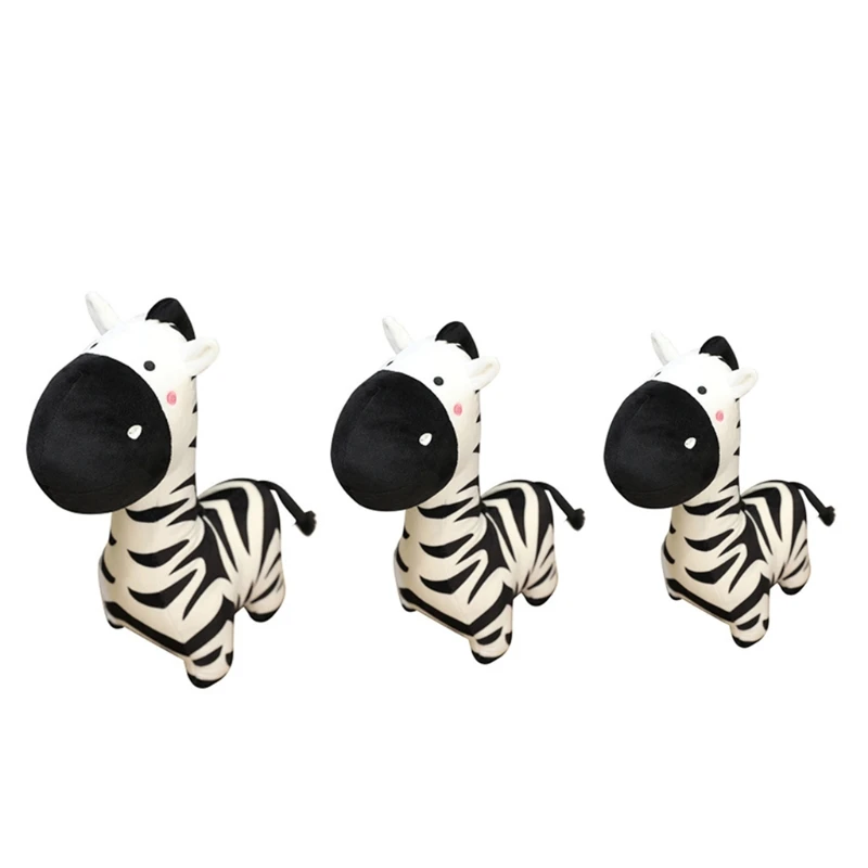 

Lovely Wildlife Zebra Plush Toy Stuffed Animal Doll Boys Girls Birthday Christmas Gift for Kids