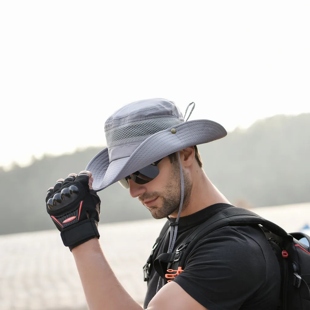 Коллекция 2020 года Кепка от солнца в стиле милитари сафари летняя Панама для