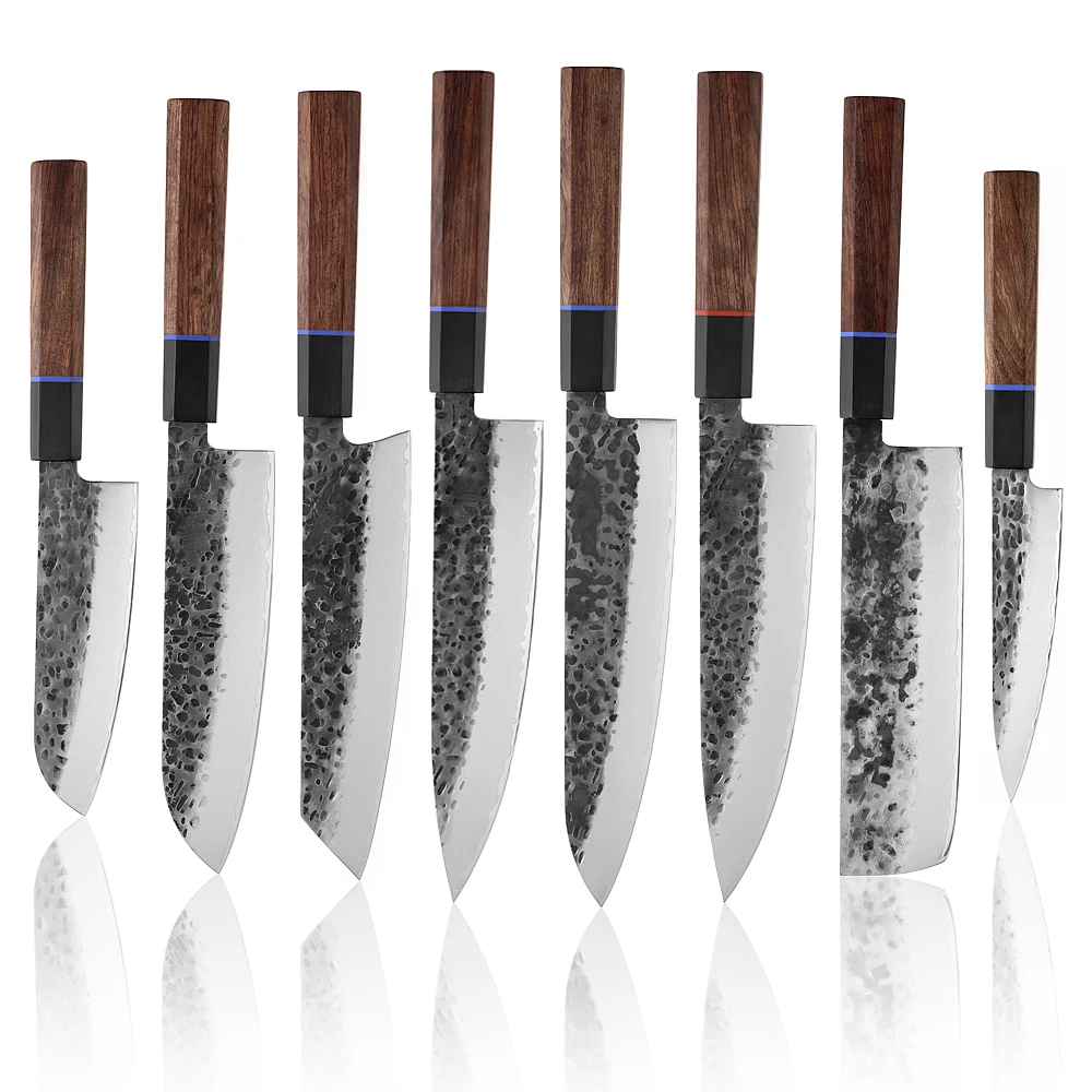 Японский нож Gyuto сантоку VG10 из плакированной стали Профессиональный кухонный
