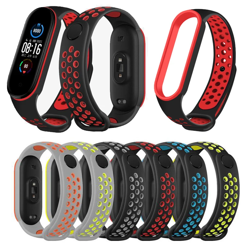 

10 Pcs/Pack Bracelets For Mi band 6 5 Strap For Xiaomi Mi Band 6 5 4 Strap Miband 6 5 3 Bracelet Wrist Strap Band Accessories