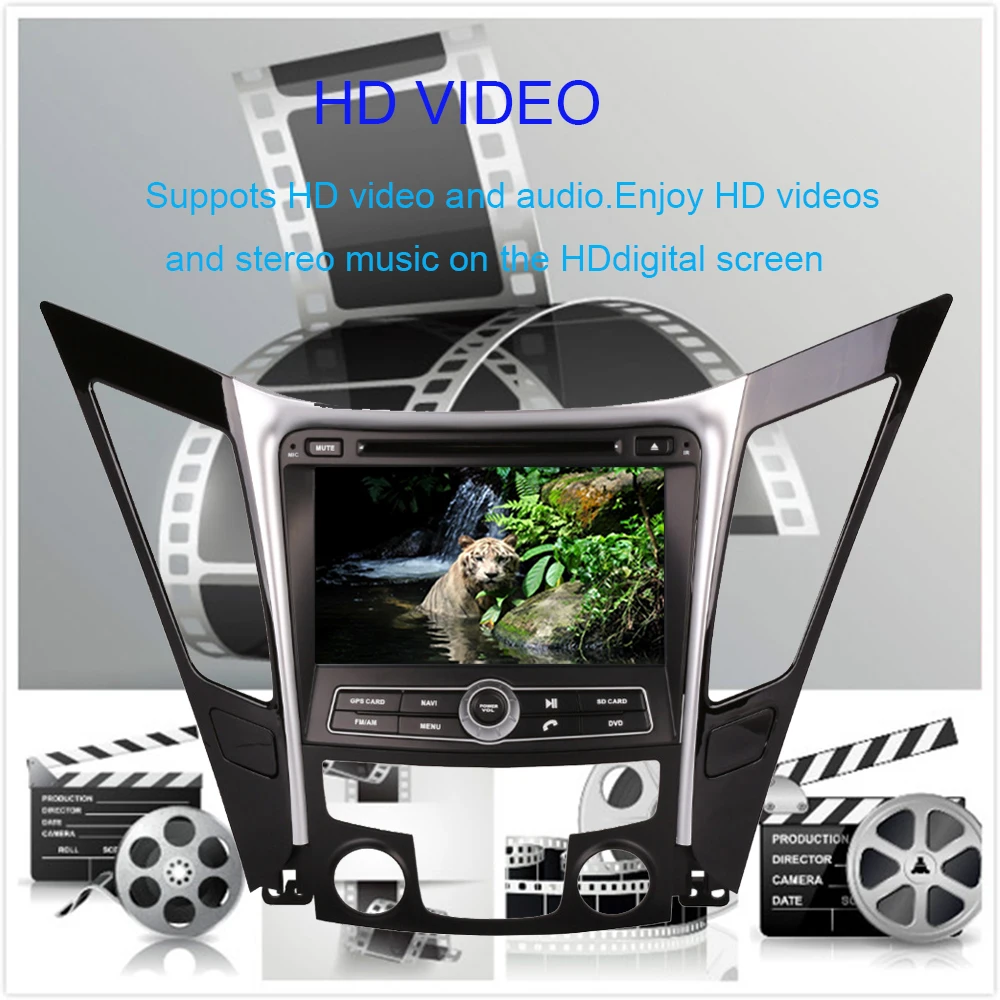 Android 9 0 Восьмиядерный 4 Гб ОЗУ автомобильный DVD-плеер GPS-навигация для Hyundai Sonata I40 I45