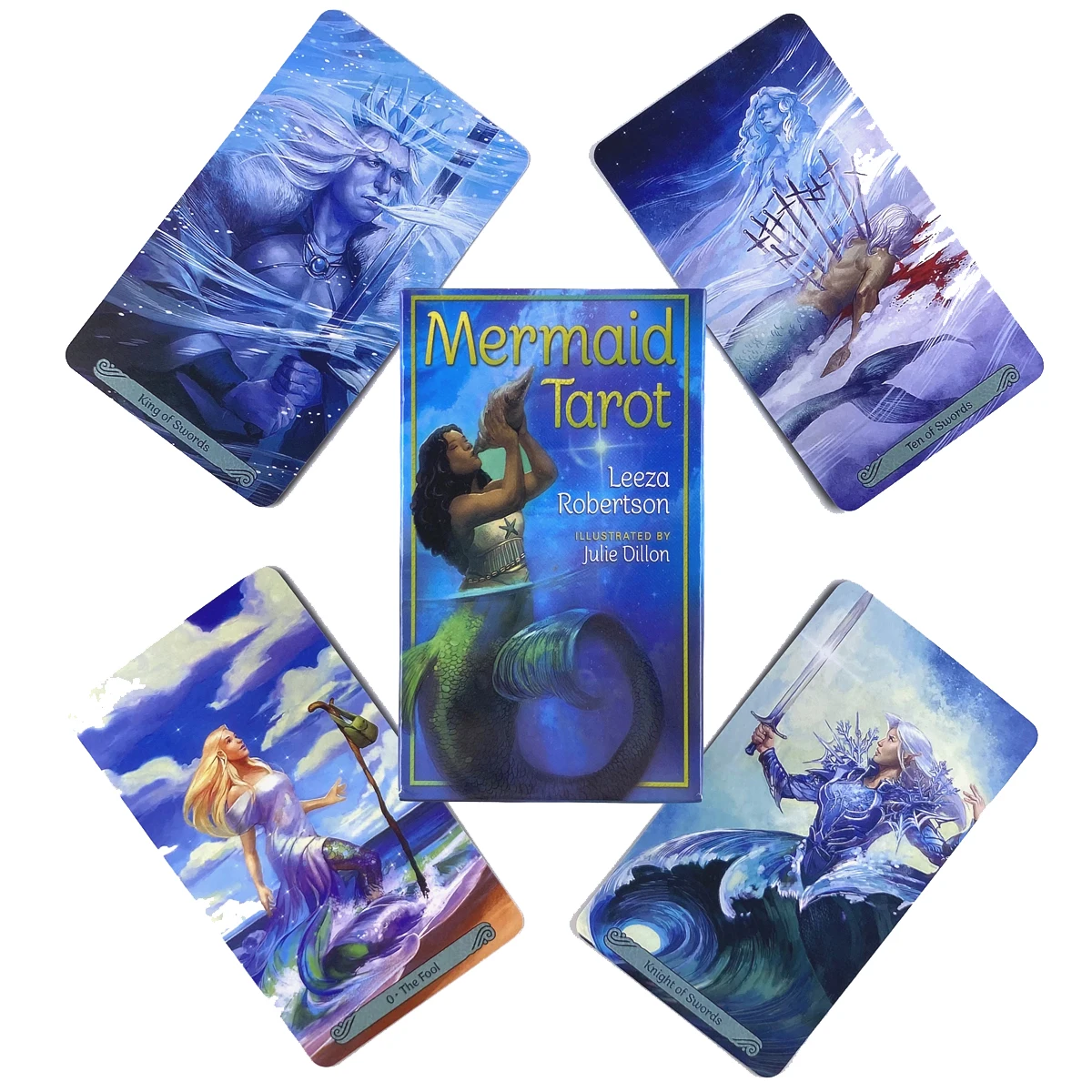 

Mermaid Tarot Deck Leisure Party Table Game High Quality Fortune-telling Prophecy Oracle Cards With PDF Guidebook