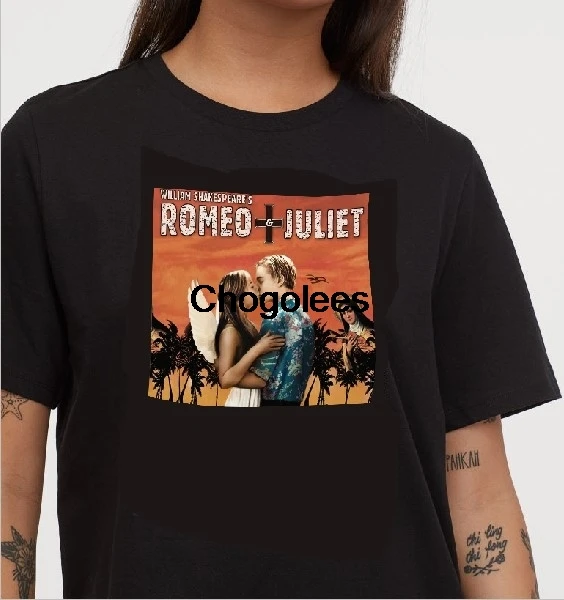 Женская футболка с принтом персонажа шакесперса Леонардо диКаприо Ромео и