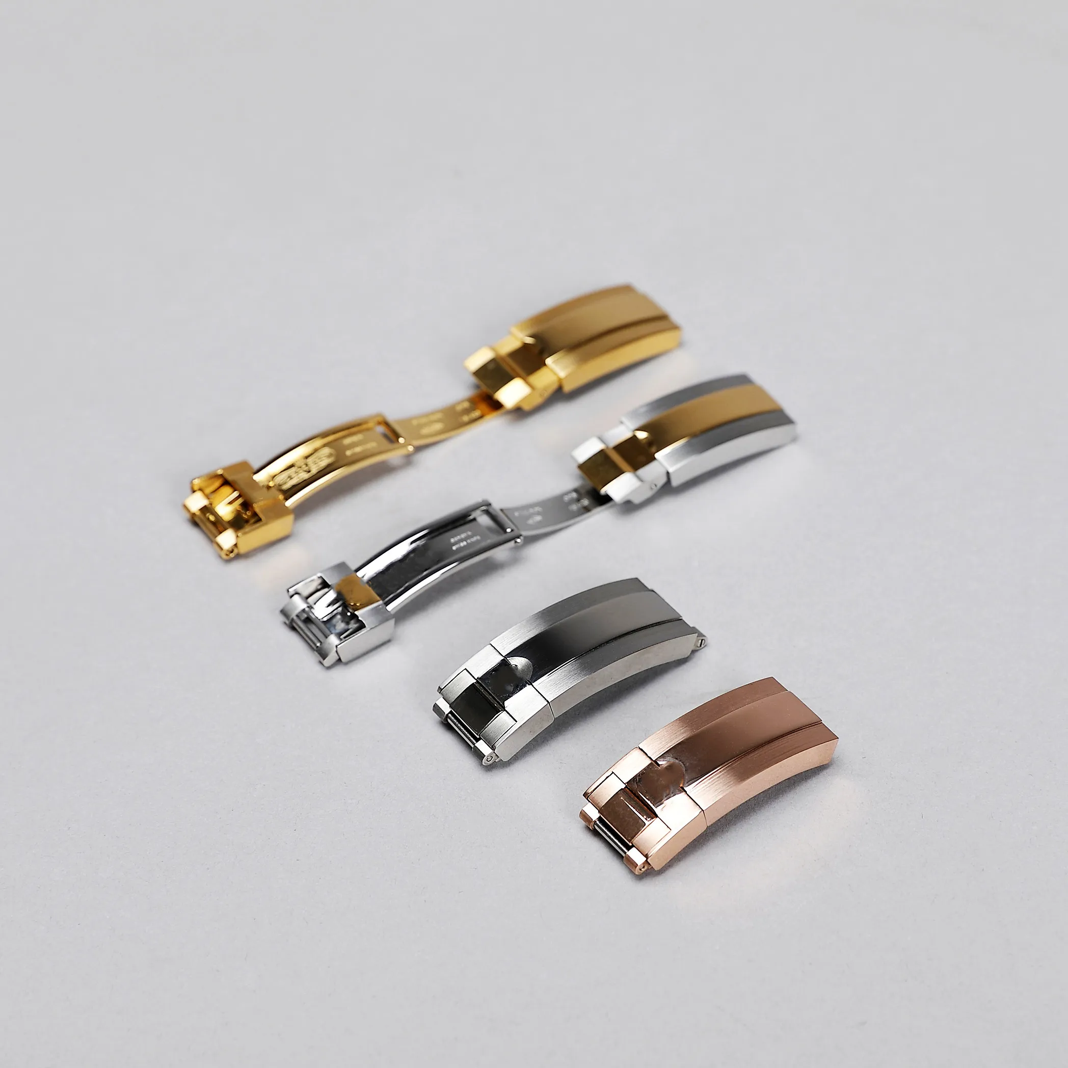 

16mmx9mm Metal Stainless Steel Lock Watchband Deployment Clasp for Rolex Daytona Explore2 GMT Submariner Strap Folding Buckle