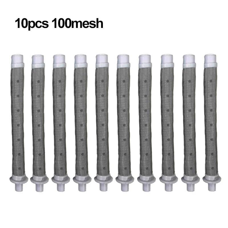 

RONGPENG 2/10 шт. профессиональный безвоздушный фильтр для краскоструйного пистолета 60/100 сетчатый безвоздушный пистолет-распылитель Заводская продажа для 818C 821