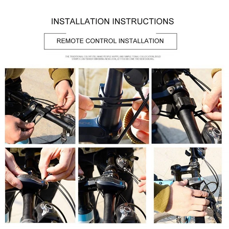 Usb Rechargeable Wireless Anti-Theft Vibration Motorcycle Bike Bicycle Security Lock Alarm With Remote Control | Спорт и развлечения