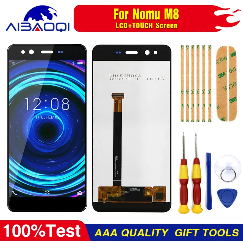Новый оригинальный сенсорный экран ЖК-дисплей ЖК-экран для Nomu M8 запасные части +