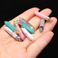 natural stone pendant reiki heal amethysts agates crystal charms pendant for jewelry making diy necklace accessories
