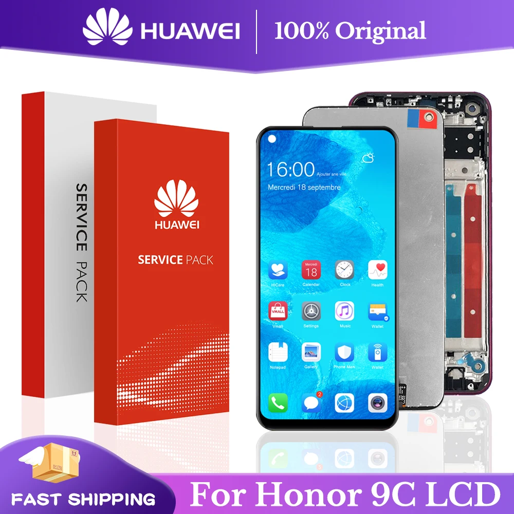 Оригинальный сенсорный ЖК-экран 6 39 дюйма для Huawei honor 9C дигитайзер с рамкой в сборе